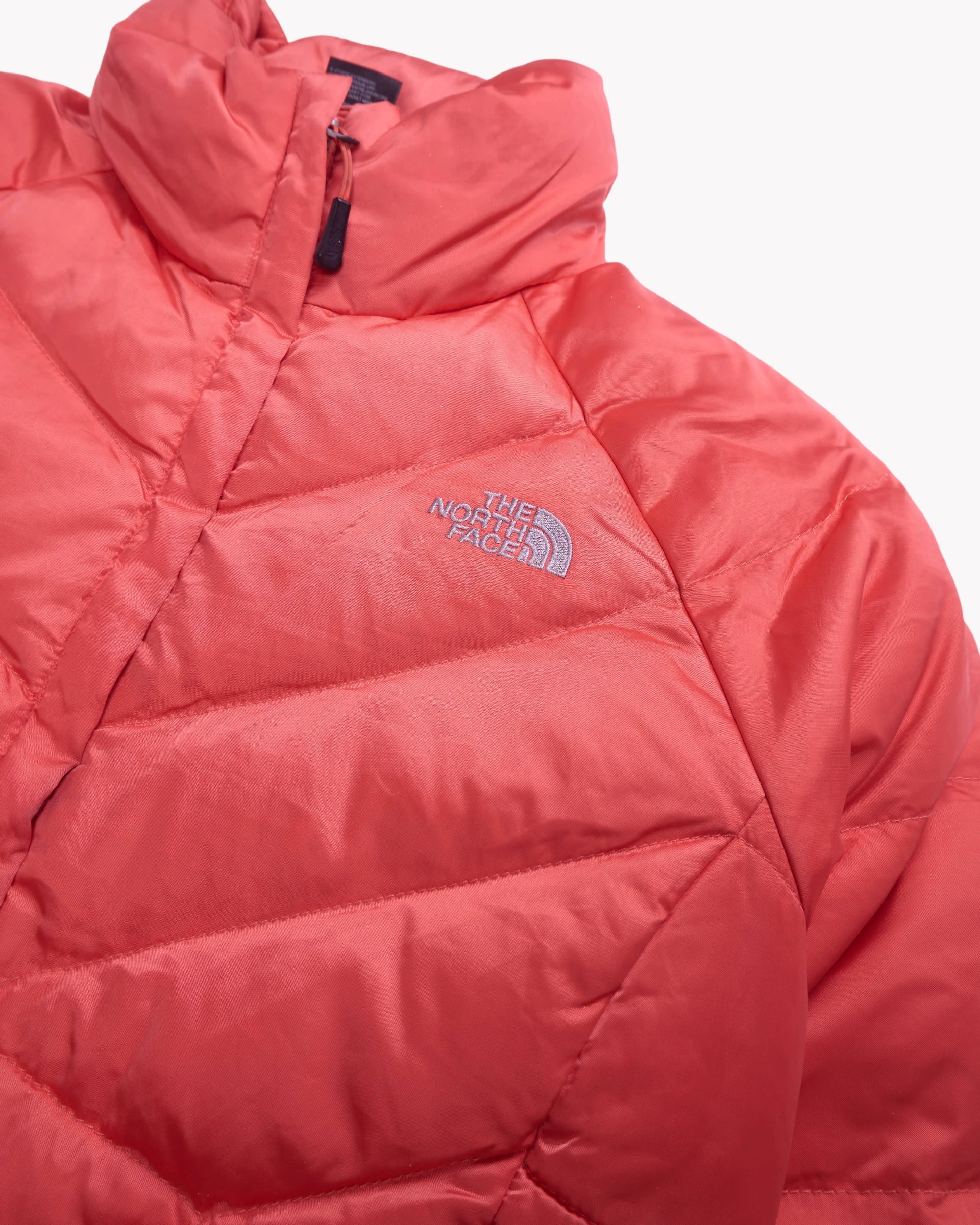 The North Face Orange Puffer Jacket - M