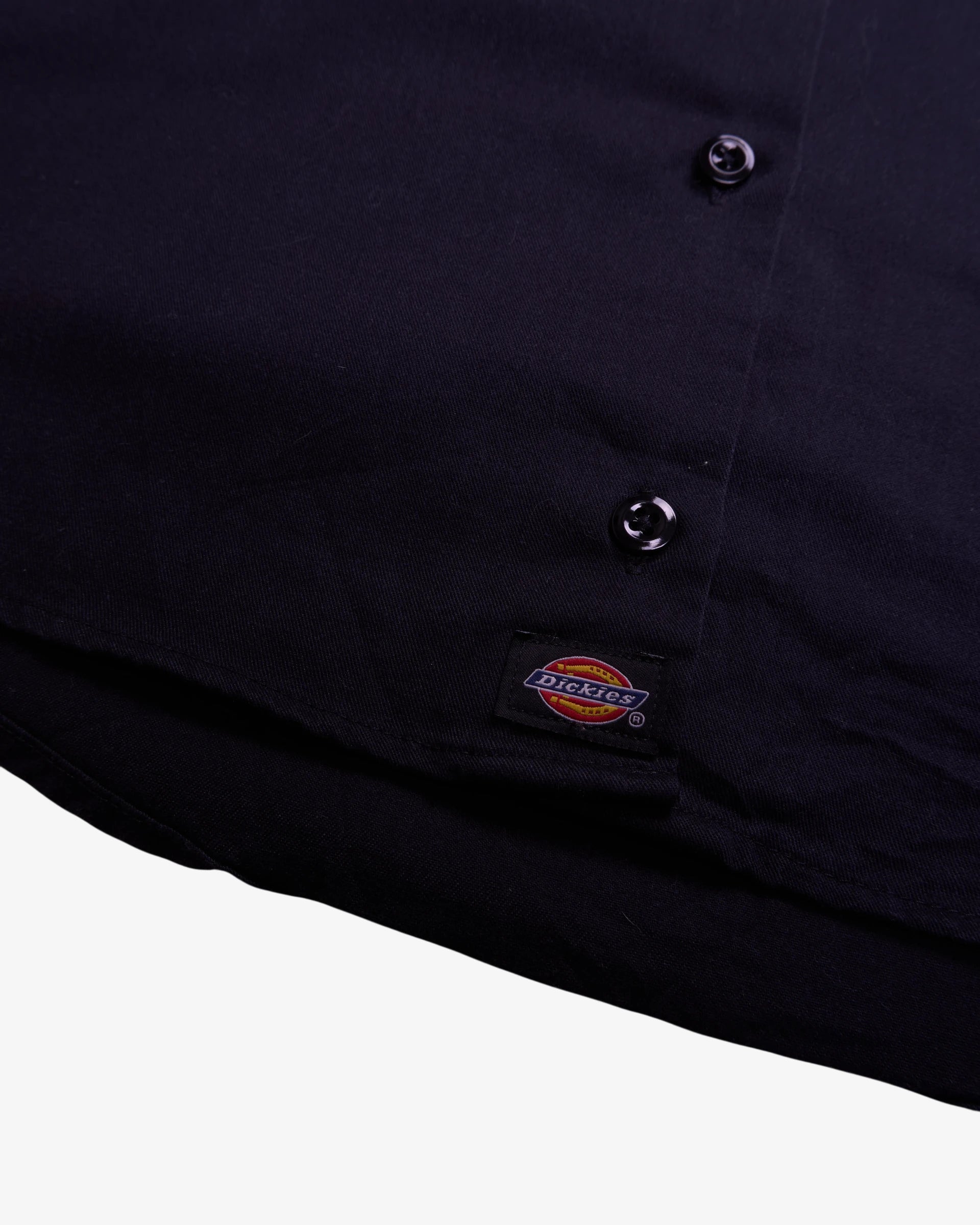 Dickies Navy Button-up Shirt - L