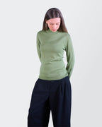 Burberry Green Turtleneck Jumper - S