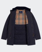 Burberry Navy Car Coat - L
