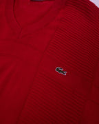 Lacoste Red Crewneck Jumper -