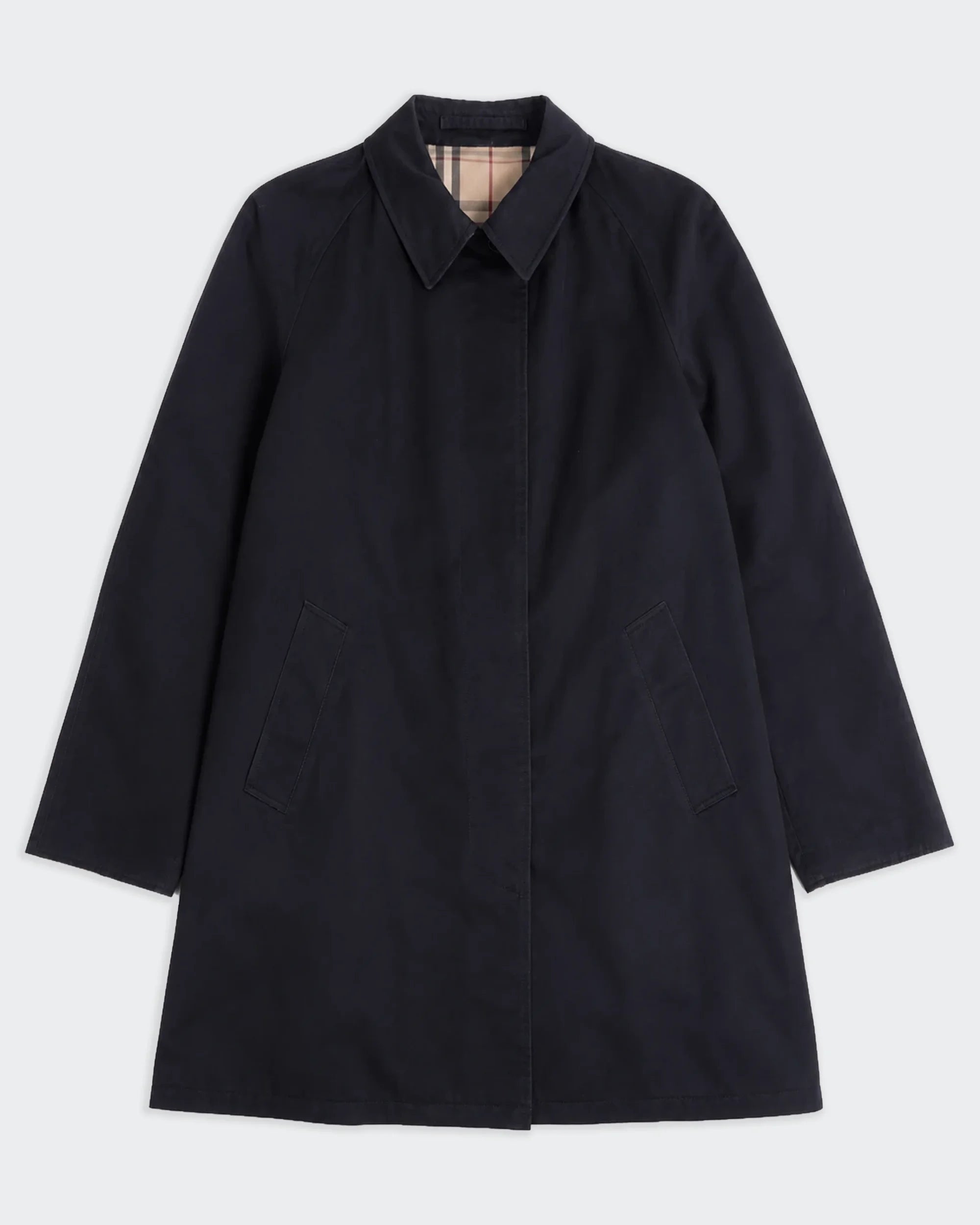 Burberry Black Trenchcoat - L