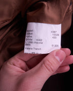 Burberry Brown Overcoat - L