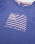 Ralph Lauren Blue Crewneck Jumper - XL