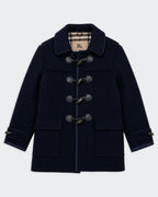 Burberry Navy Duffle Coat - XL