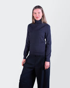 Lacoste Navy Turtleneck Jumper - S