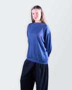 Puma Blue Crewneck Jumper - L