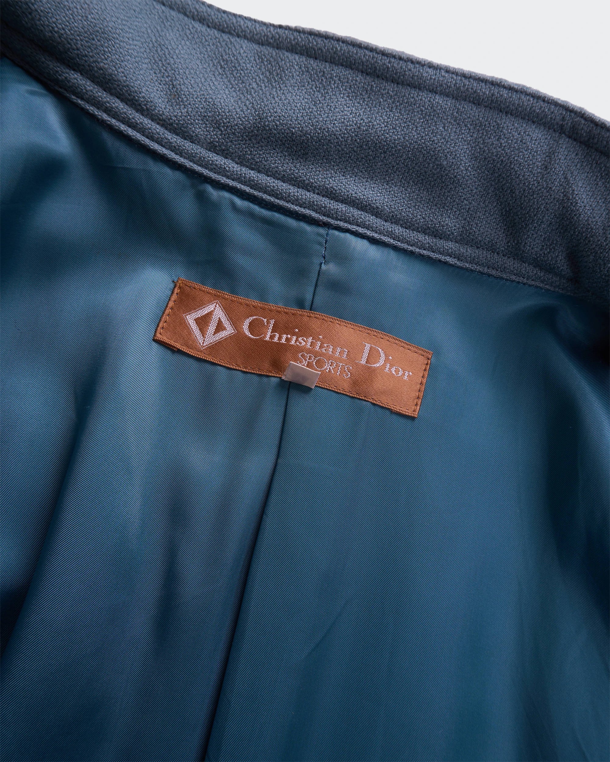 Christian Dior Blue Overcoat - L