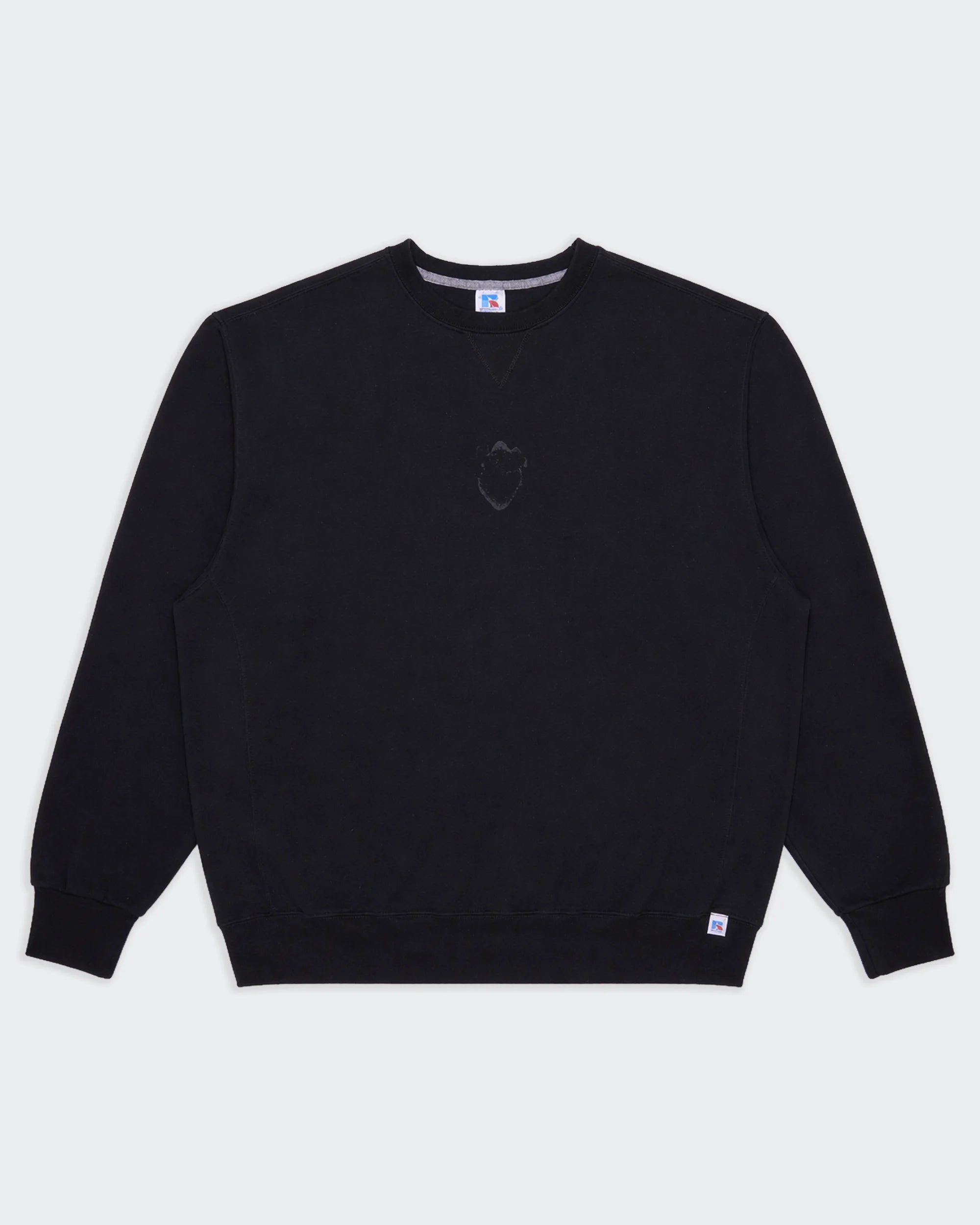 Russell Athletic Black Crewneck Jumper - XL
