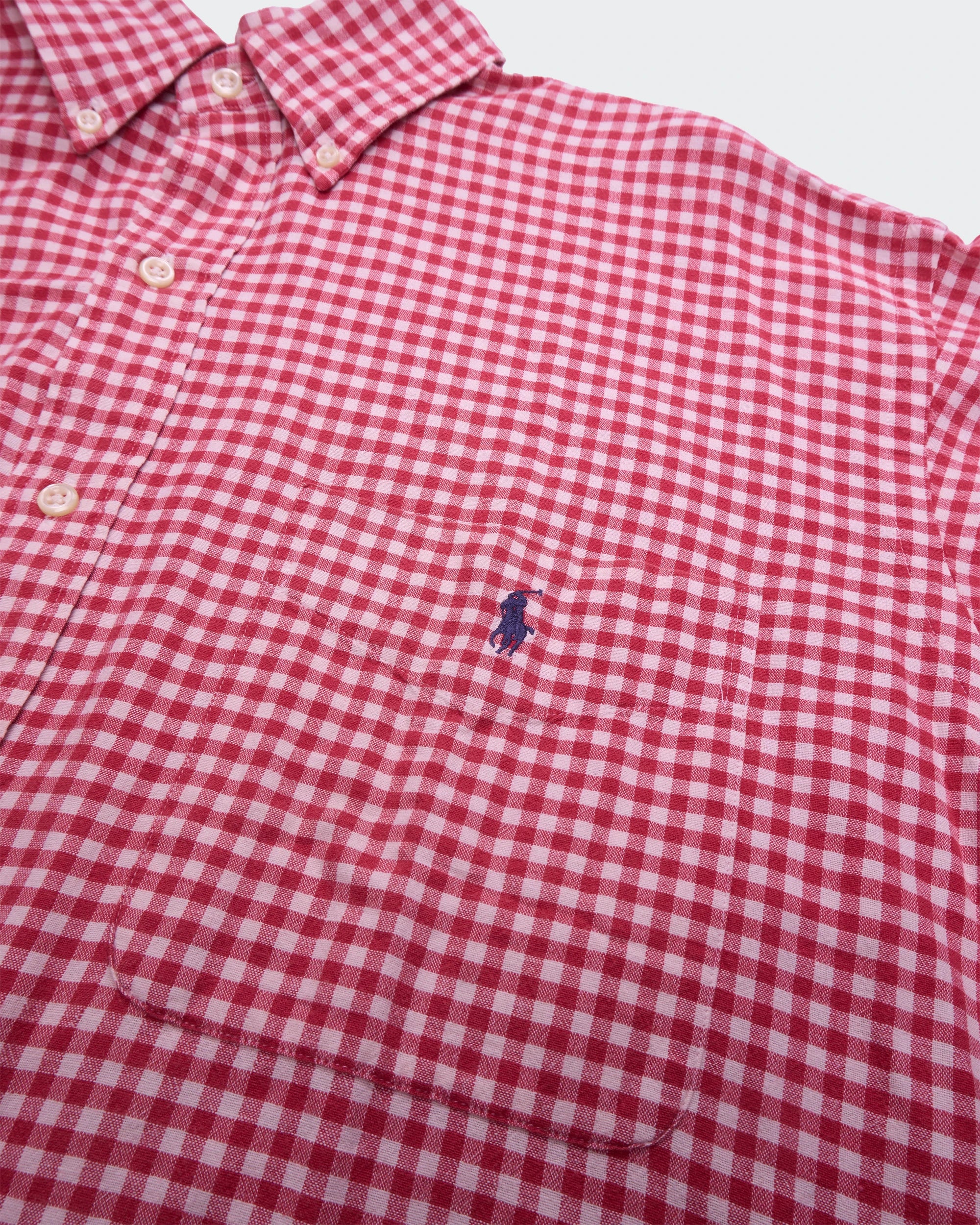 Ralph Lauren Red Button-down Shirt - L