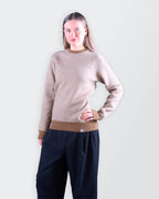 Carhartt Beige Crewneck Jumper - S