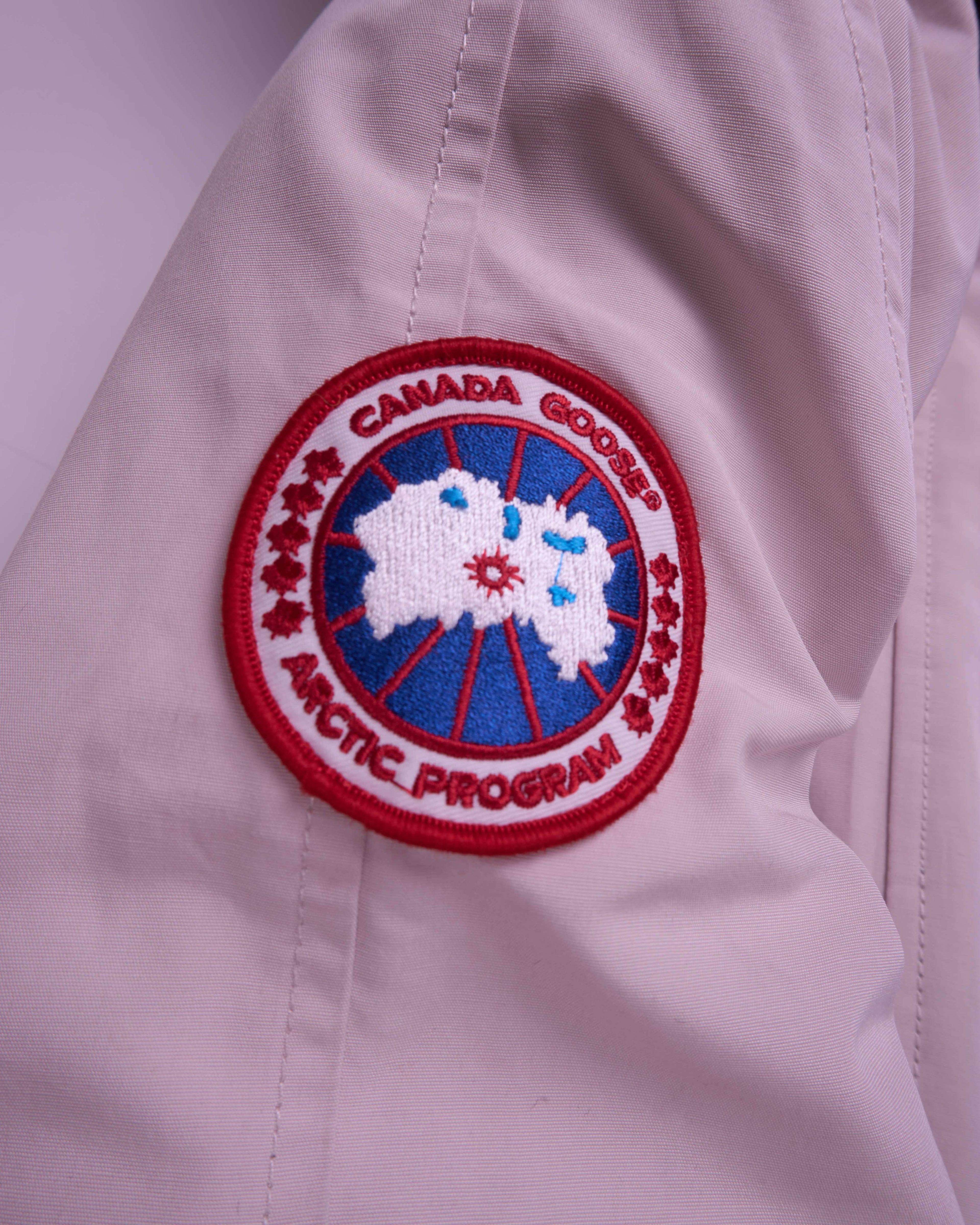 Canada Goose White Bomber Jacket - S