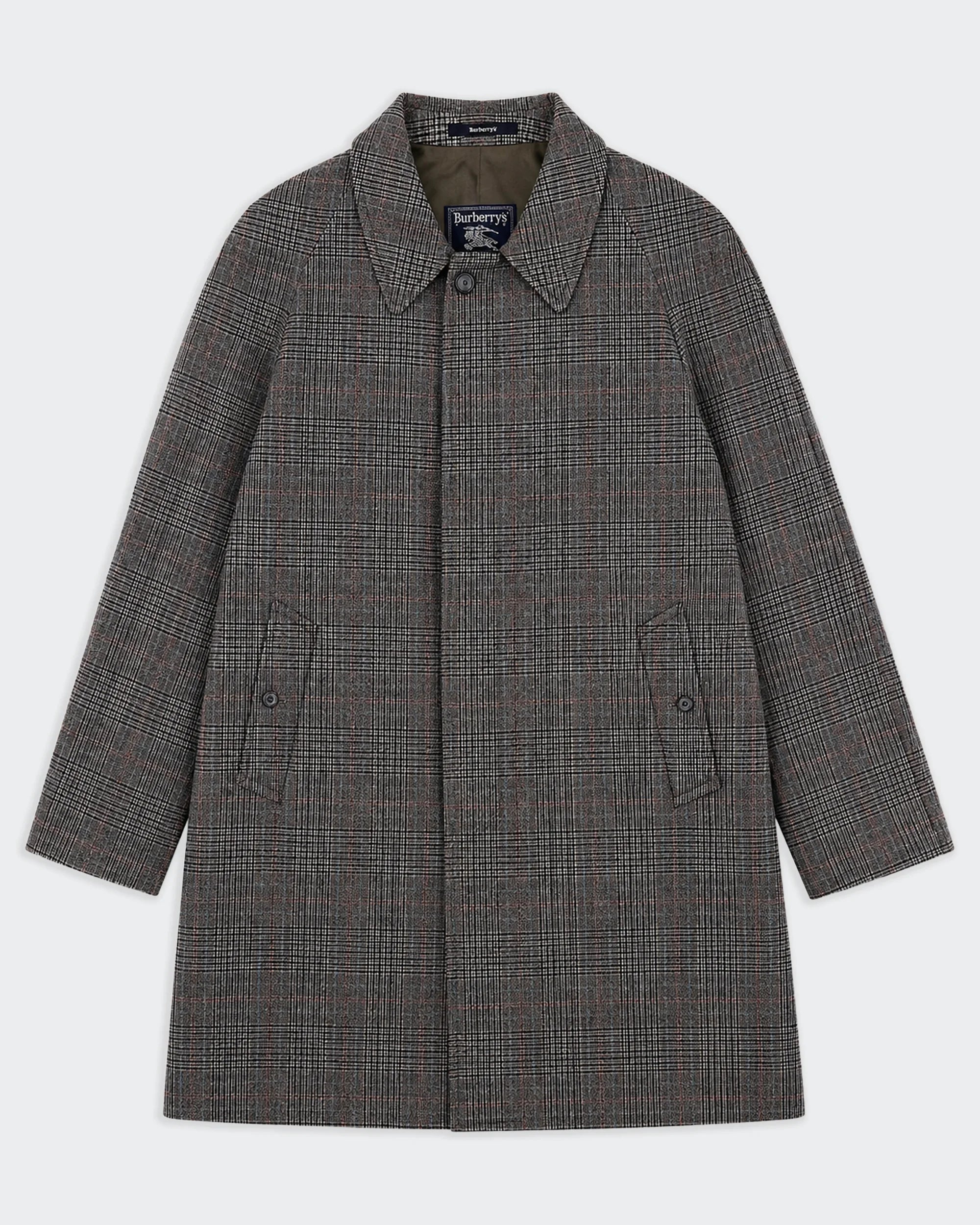 Burberry Grey Overcoat - L