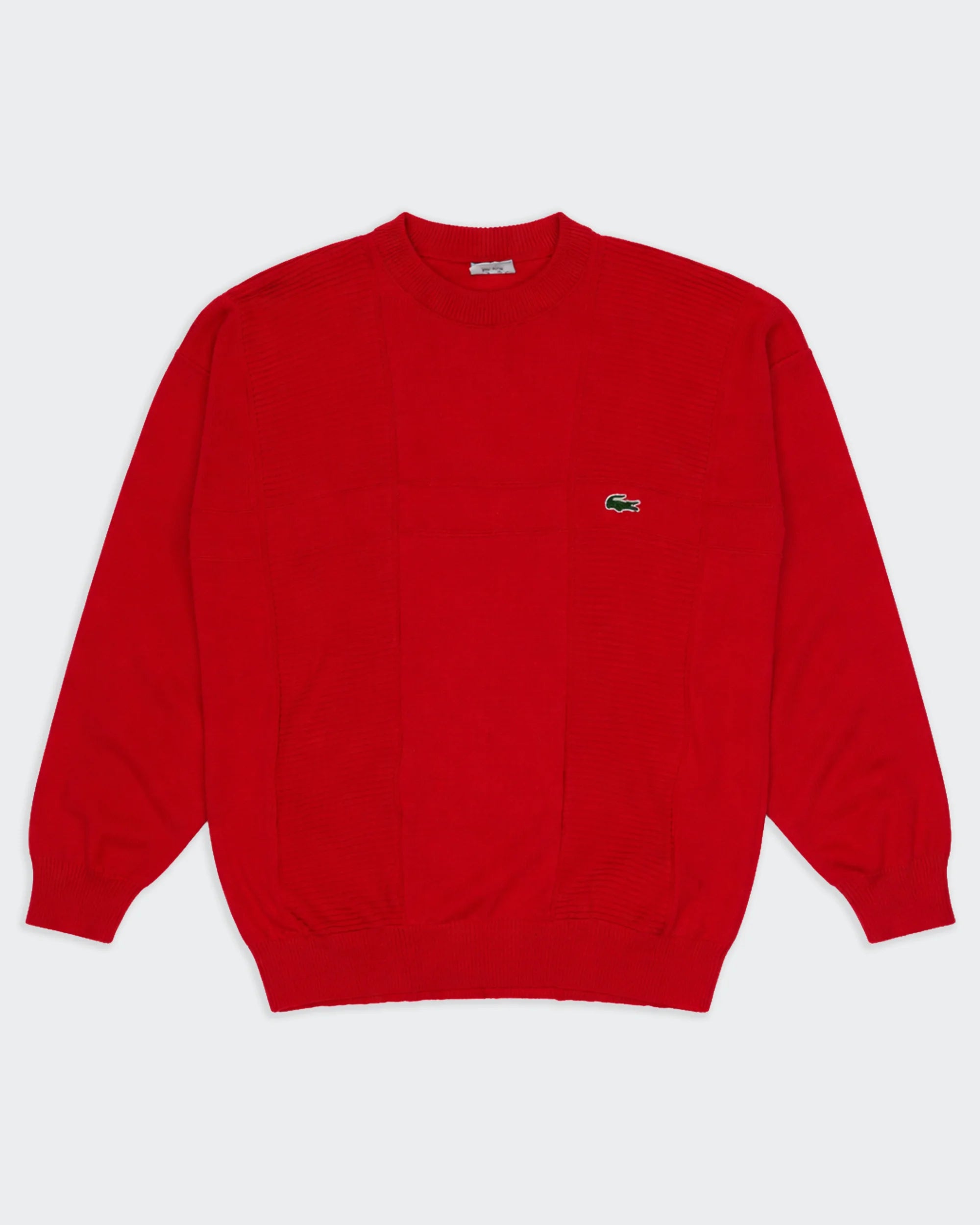 Lacoste Red Crewneck Jumper -