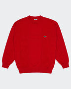 Lacoste Red Crewneck Jumper -