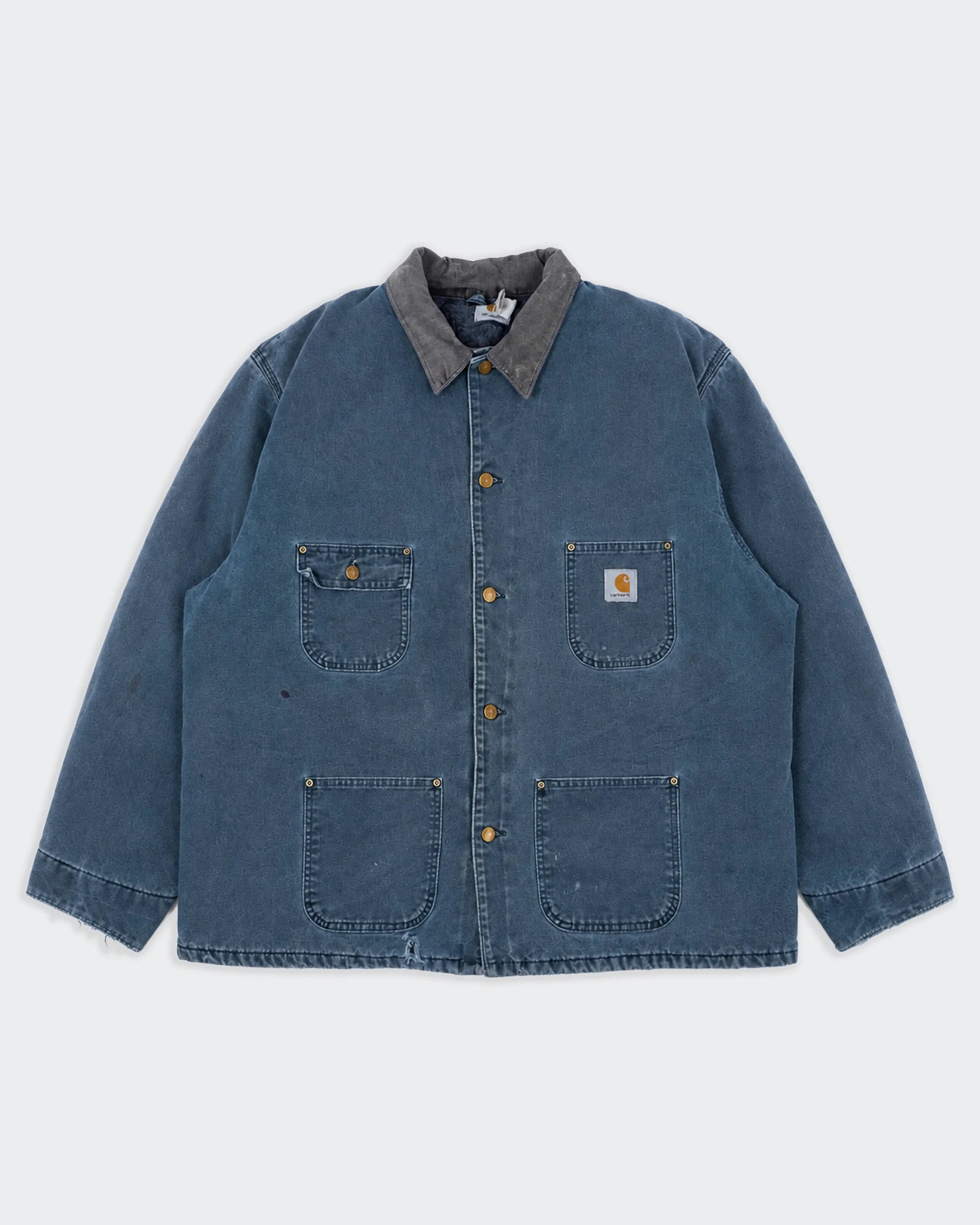 Carhartt Blue Chore Coat XXL Denim, Corduroy