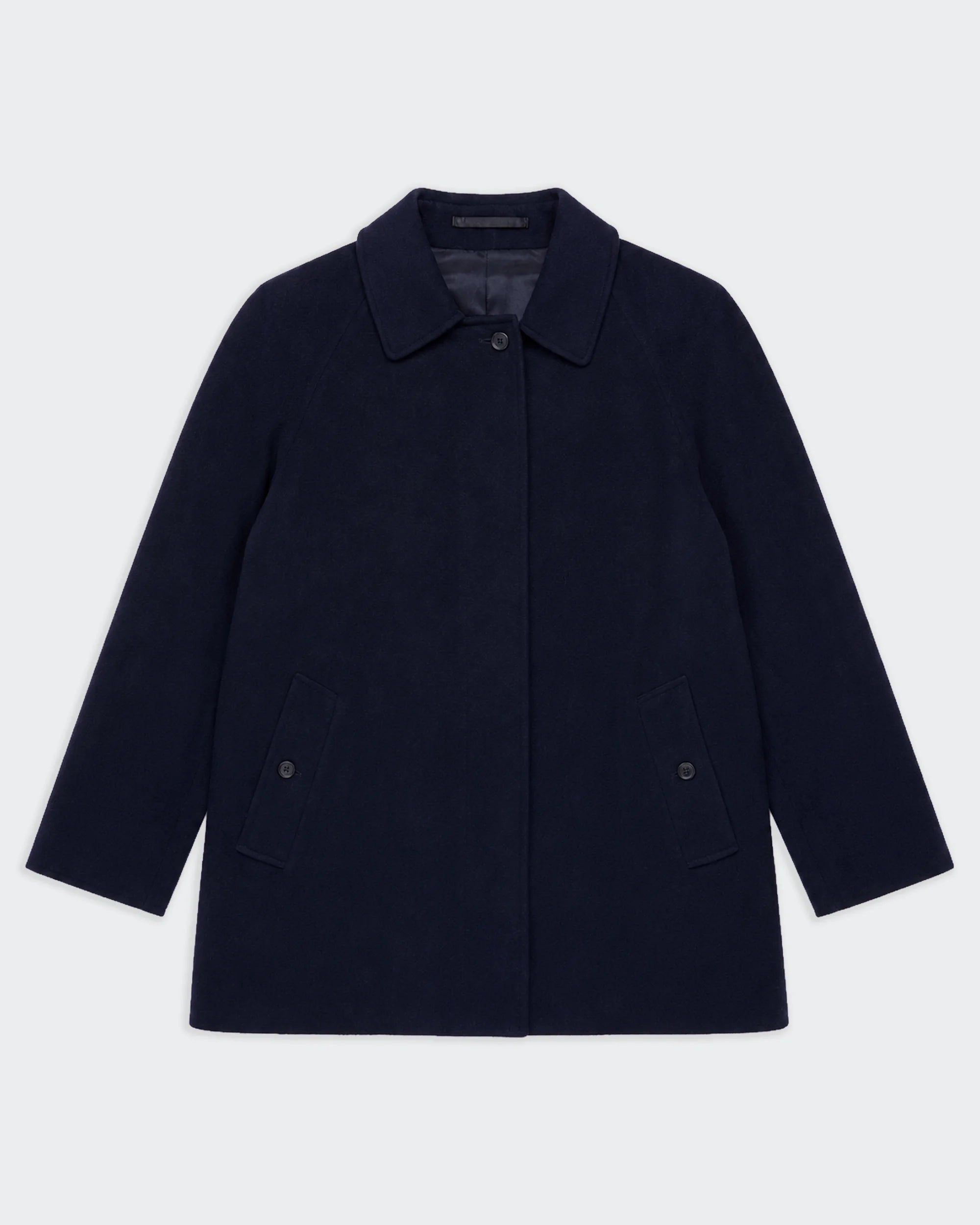 Burberry Navy Overcoat - L