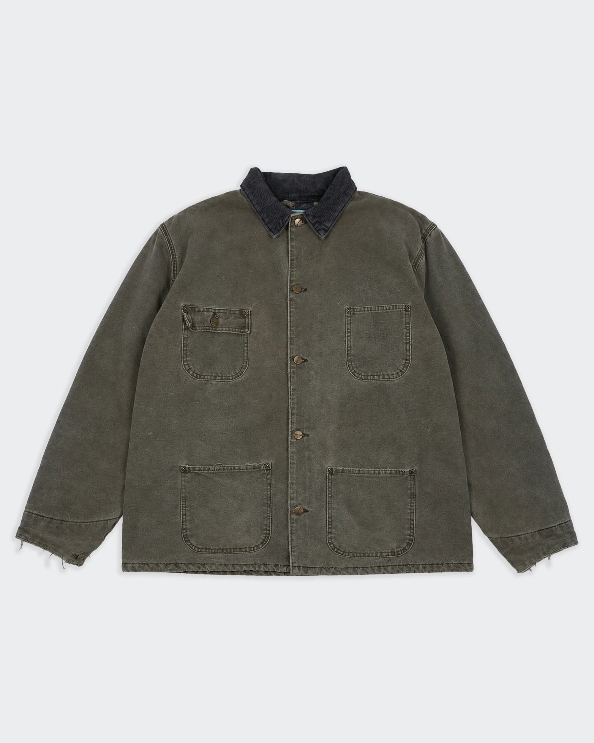 Carhartt Grey Chore Coat XL Cotton, Corduroy
