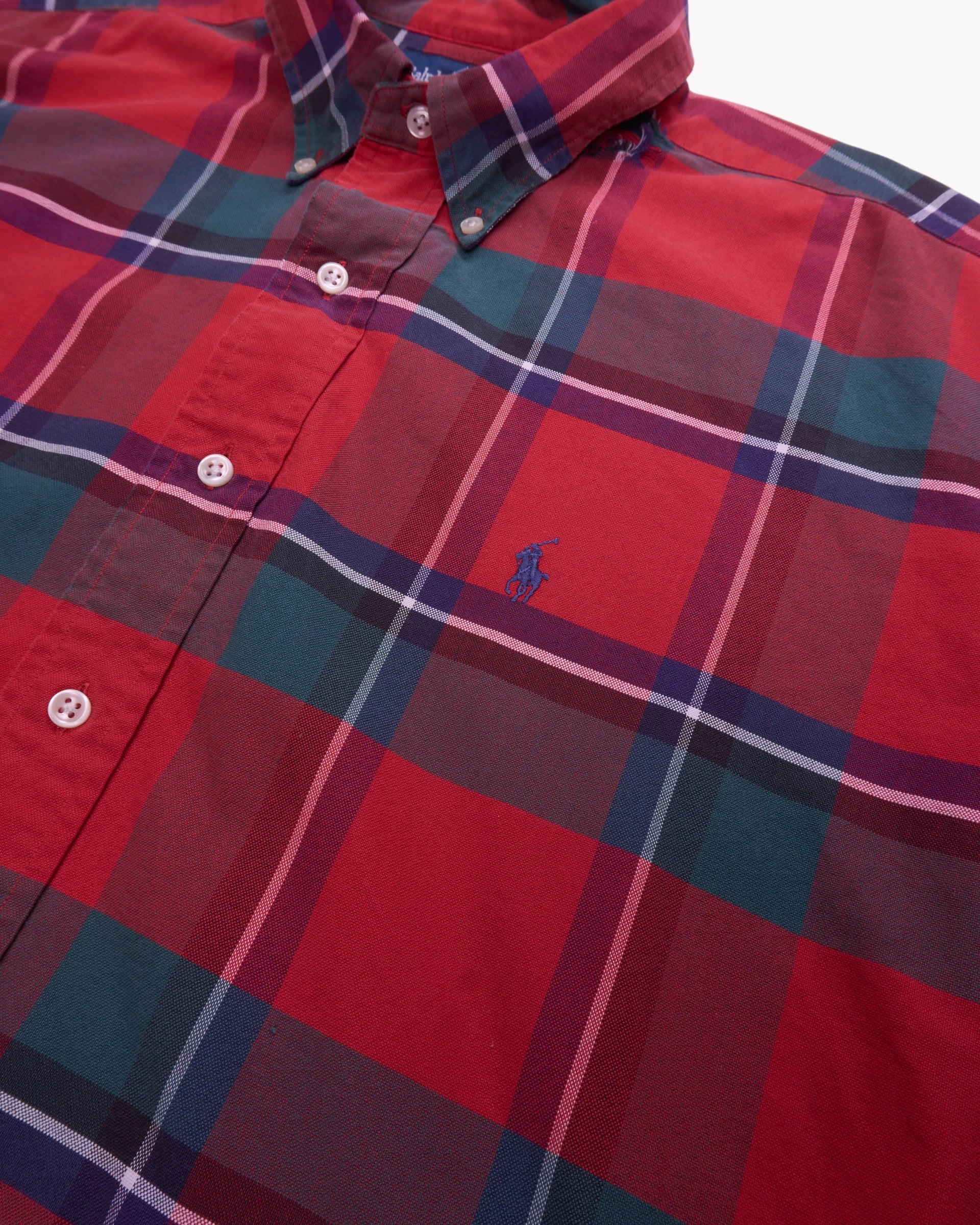 Ralph Lauren Red Button-down Shirt - XL