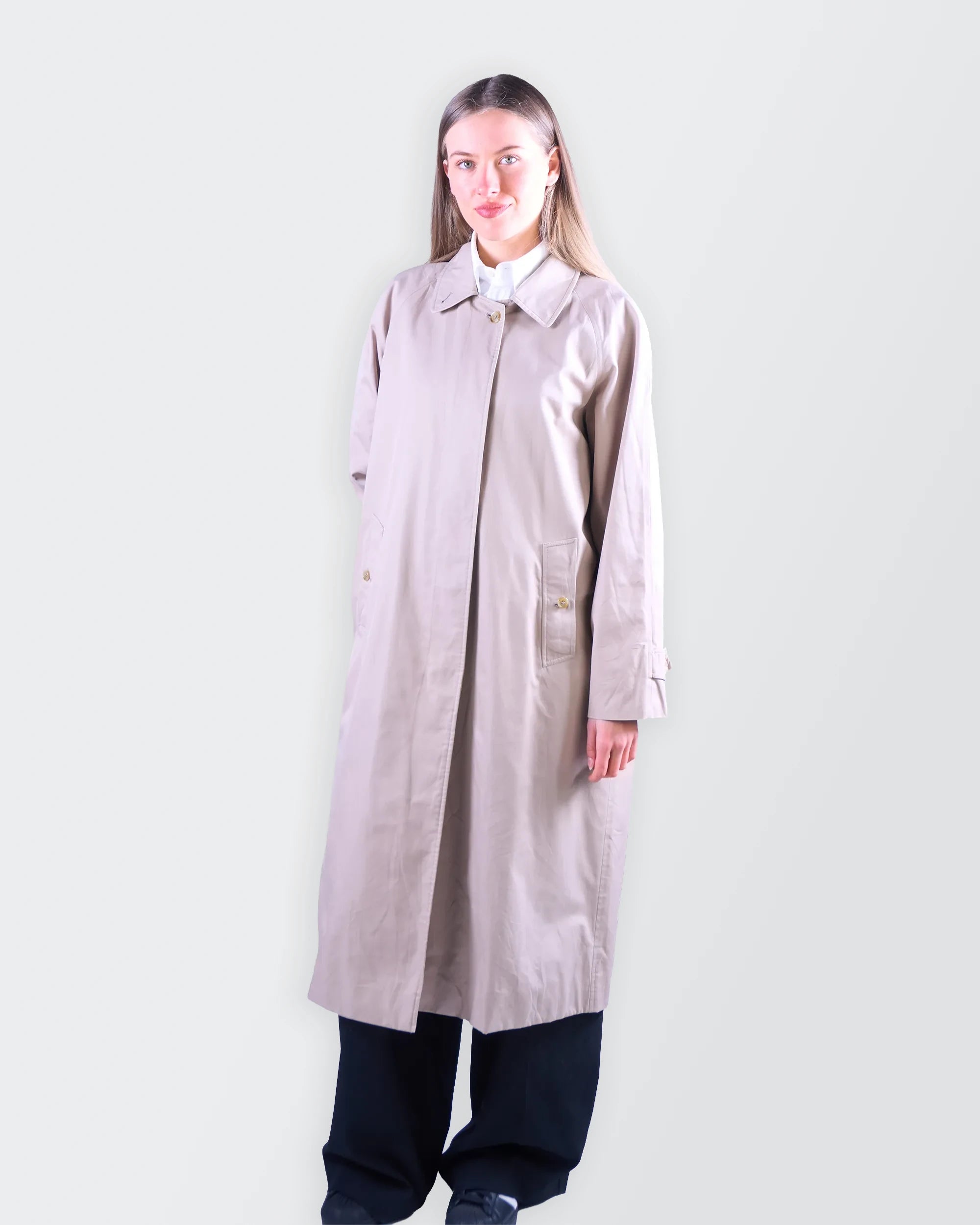 Burberry Beige Car Coat -