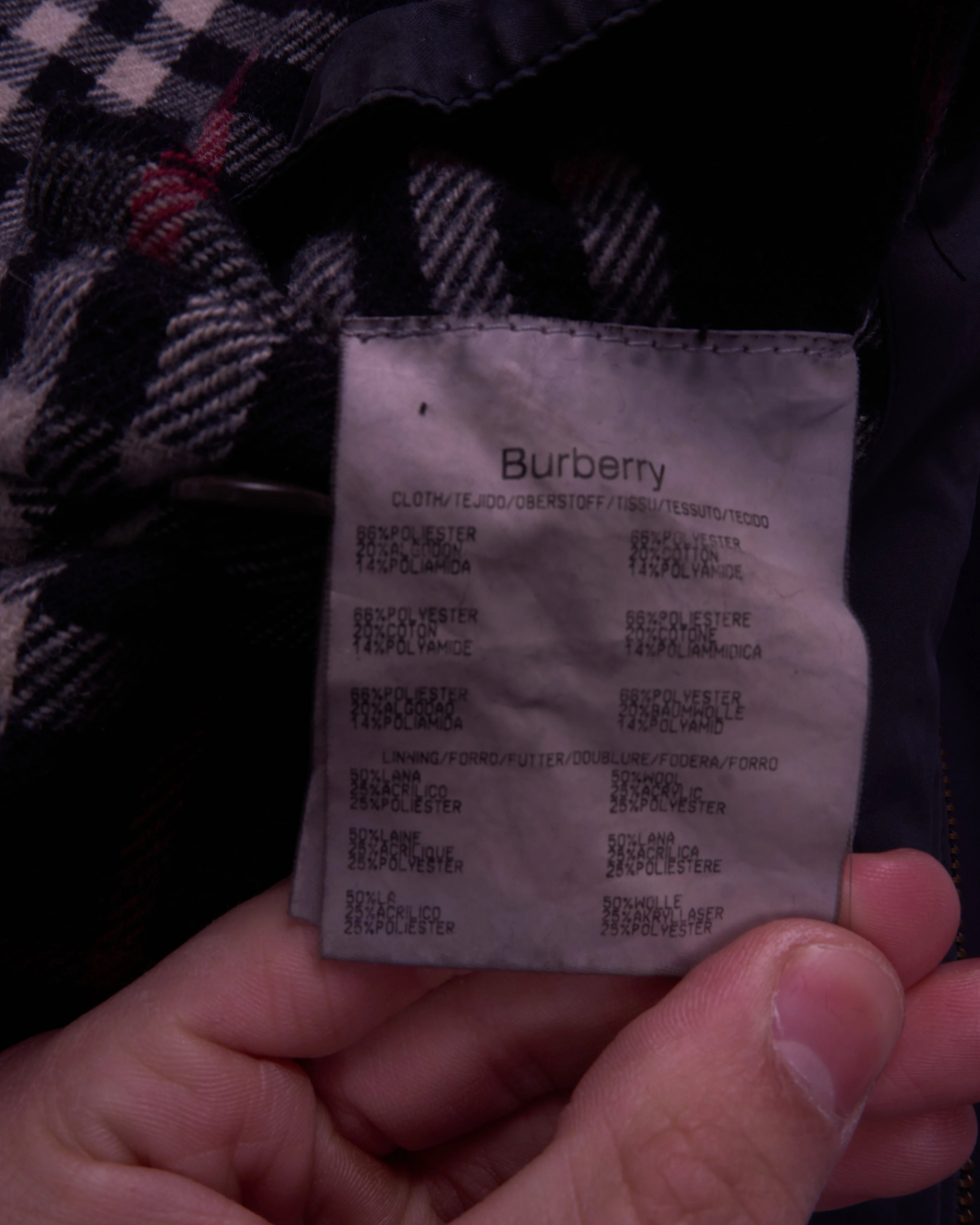 Burberry Navy Jacket - L