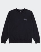 Stüssy Black Crewneck Sweater - M