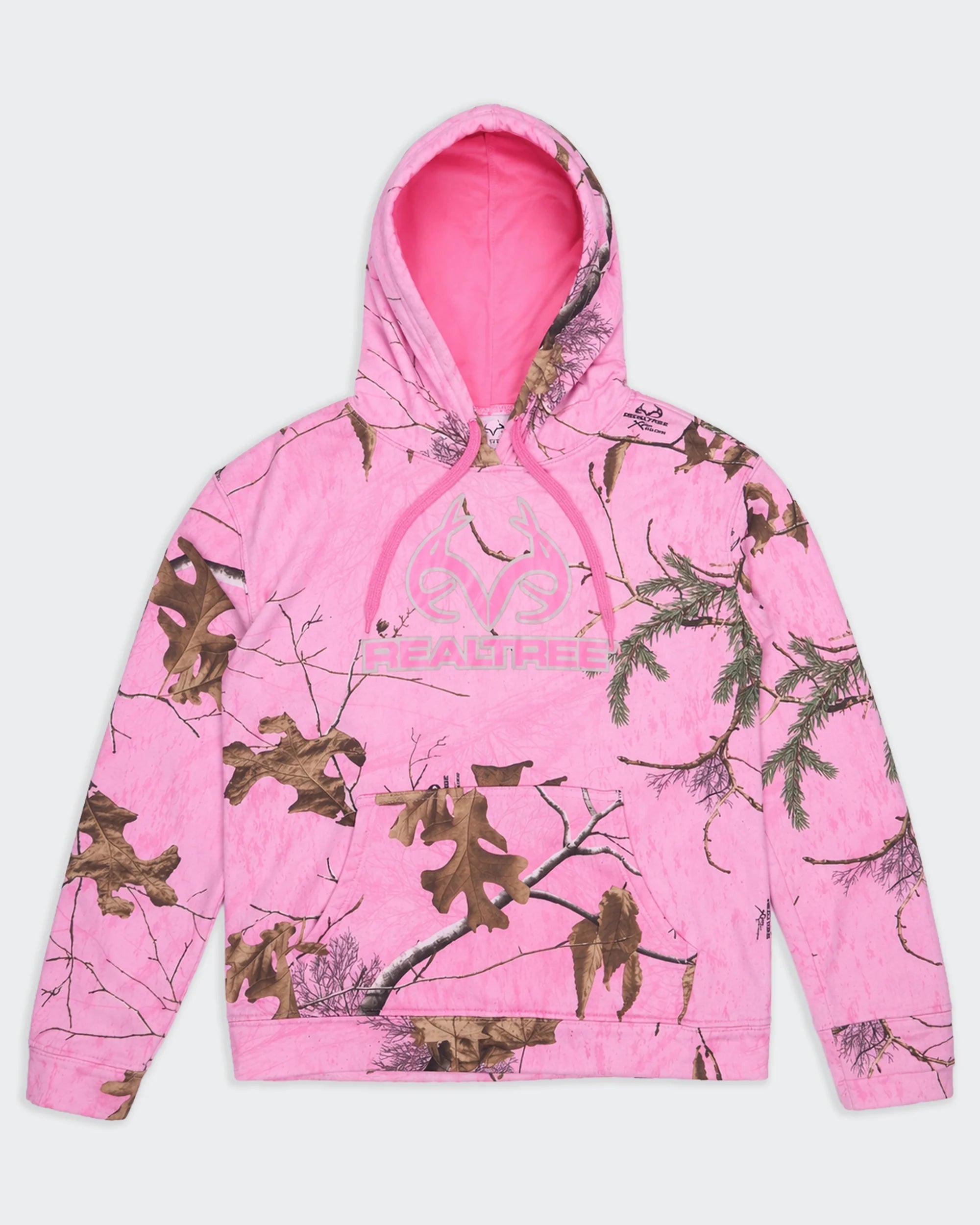 Realtree Pink Hoodie - S