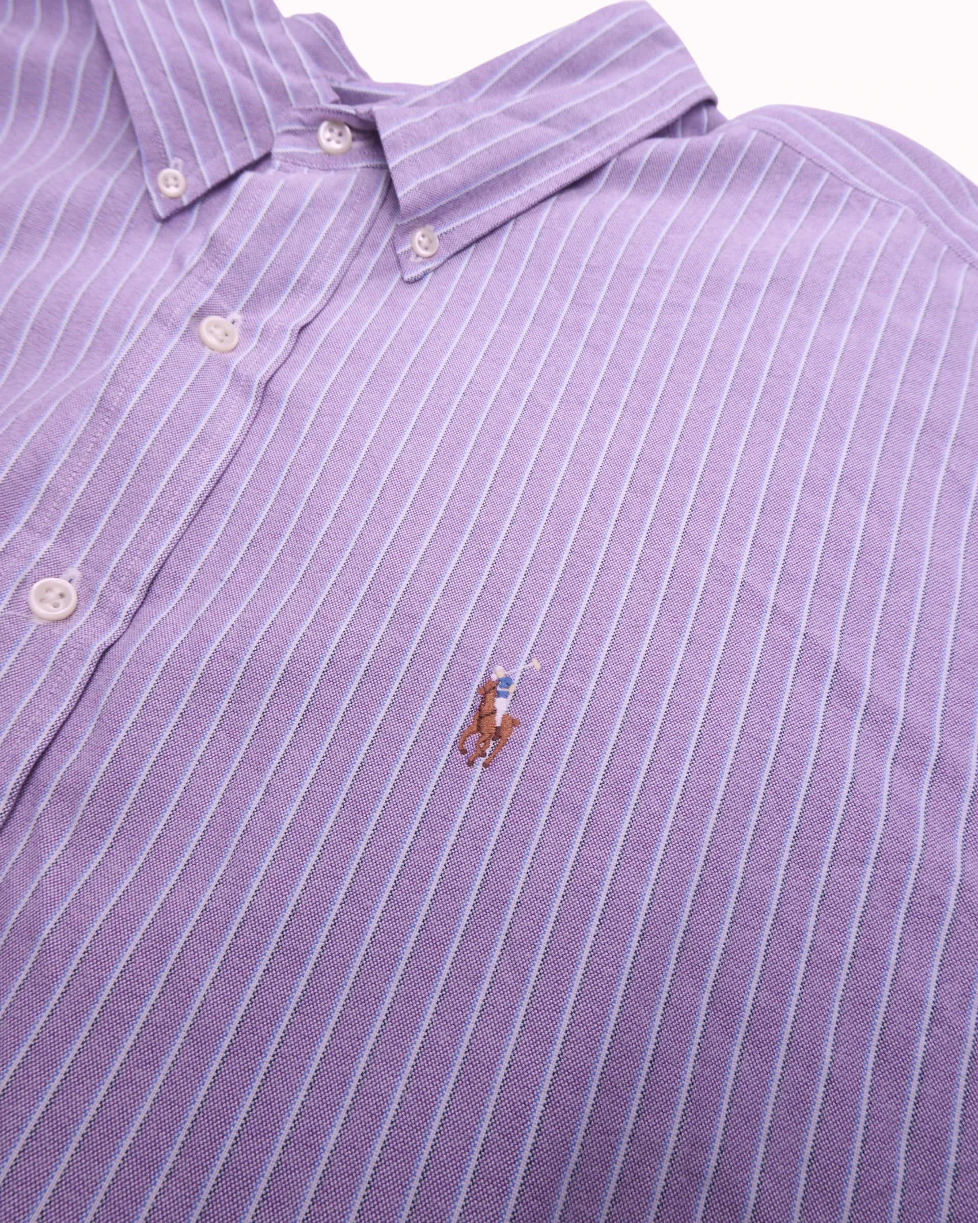 Ralph Lauren Purple Button-down Shirt - XL