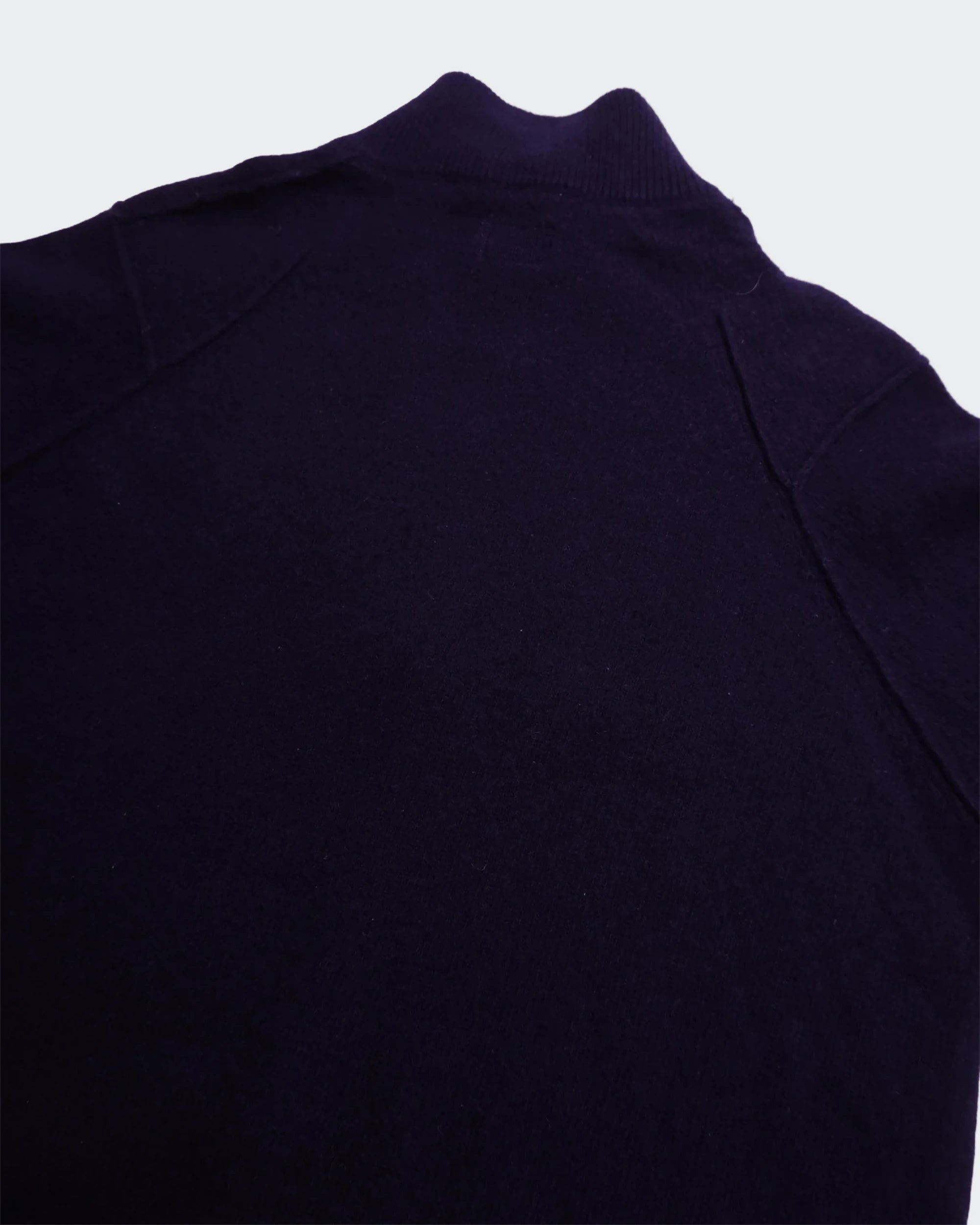 C.P. Company Navy Quarter-zip Sweater - L