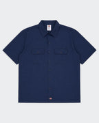 Dickies Navy Button-up Shirt - XXL