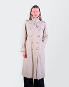 Burberry 1990's Beige  Trenchcoat - S