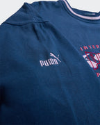 Puma Blue Crewneck Jumper - L