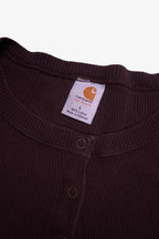 Carhartt Brown Long Sleeve T-shirt - L