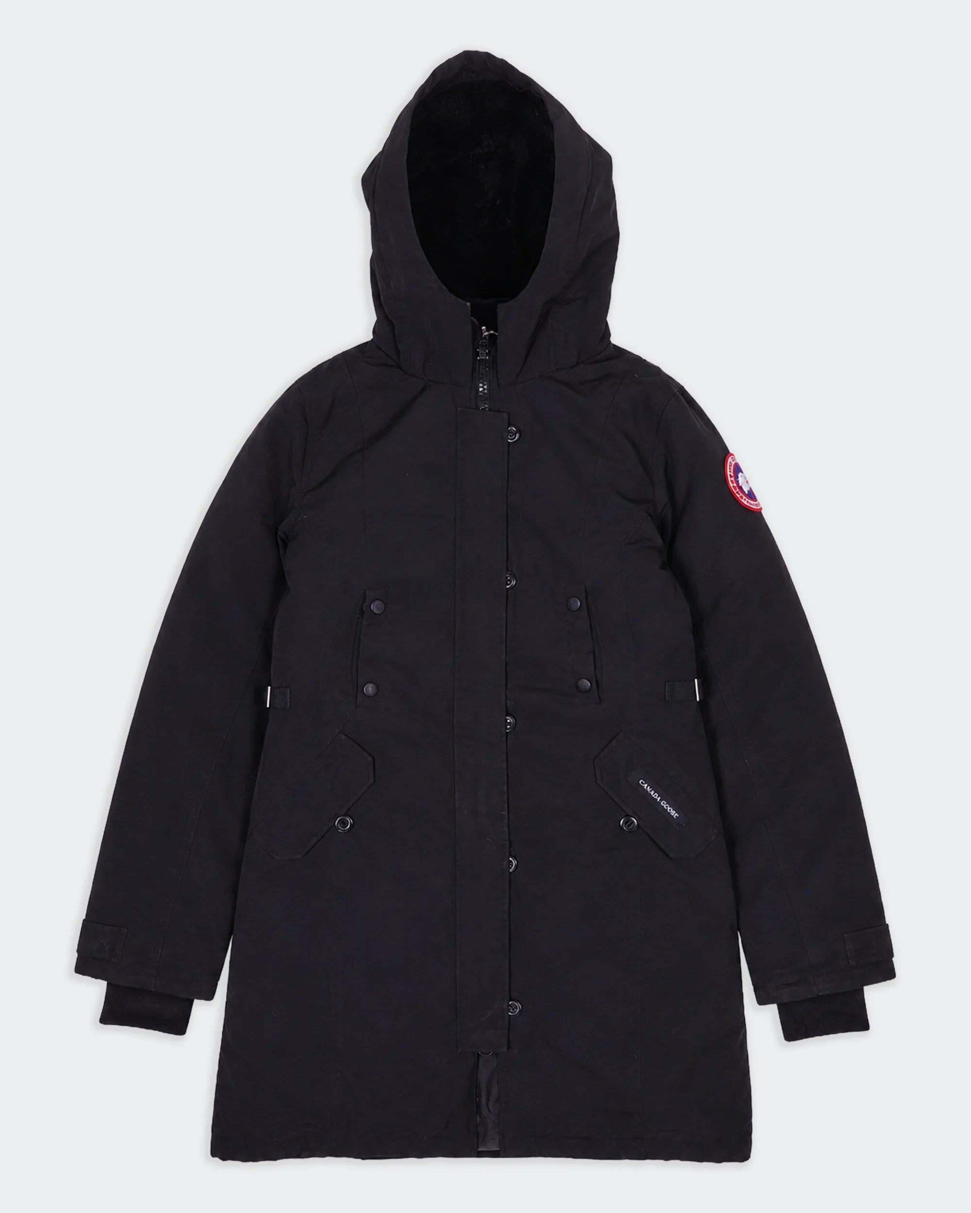 Canada Goose Black Parka Coat - L