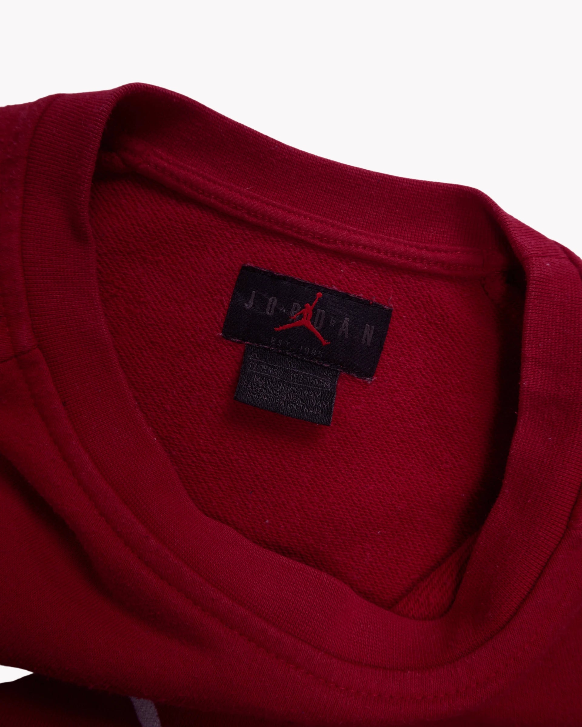 Air Jordan Red Crewneck Sweater - M