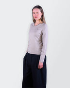 Burberry Beige V-neck Jumper -