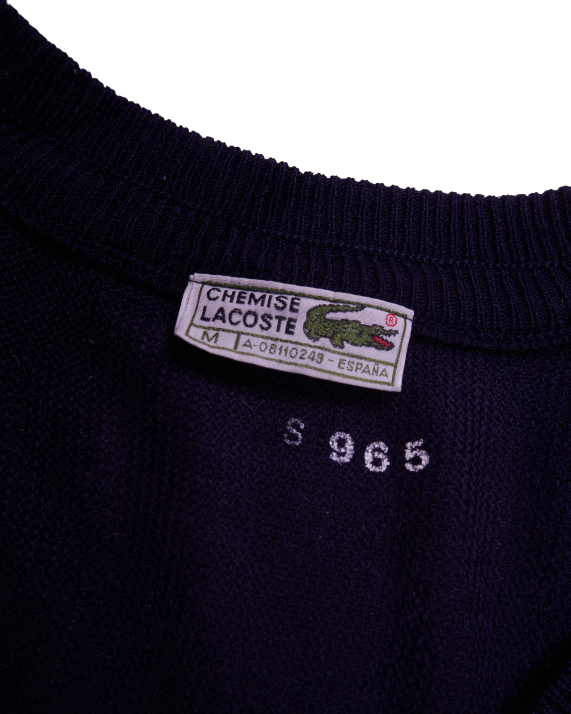 Lacoste Navy Button Cardigan -