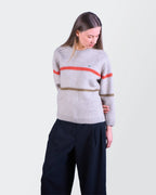 Lacoste Grey Crewneck Jumper - S