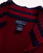 Ralph Lauren Red Quarter-zip Jumper - L