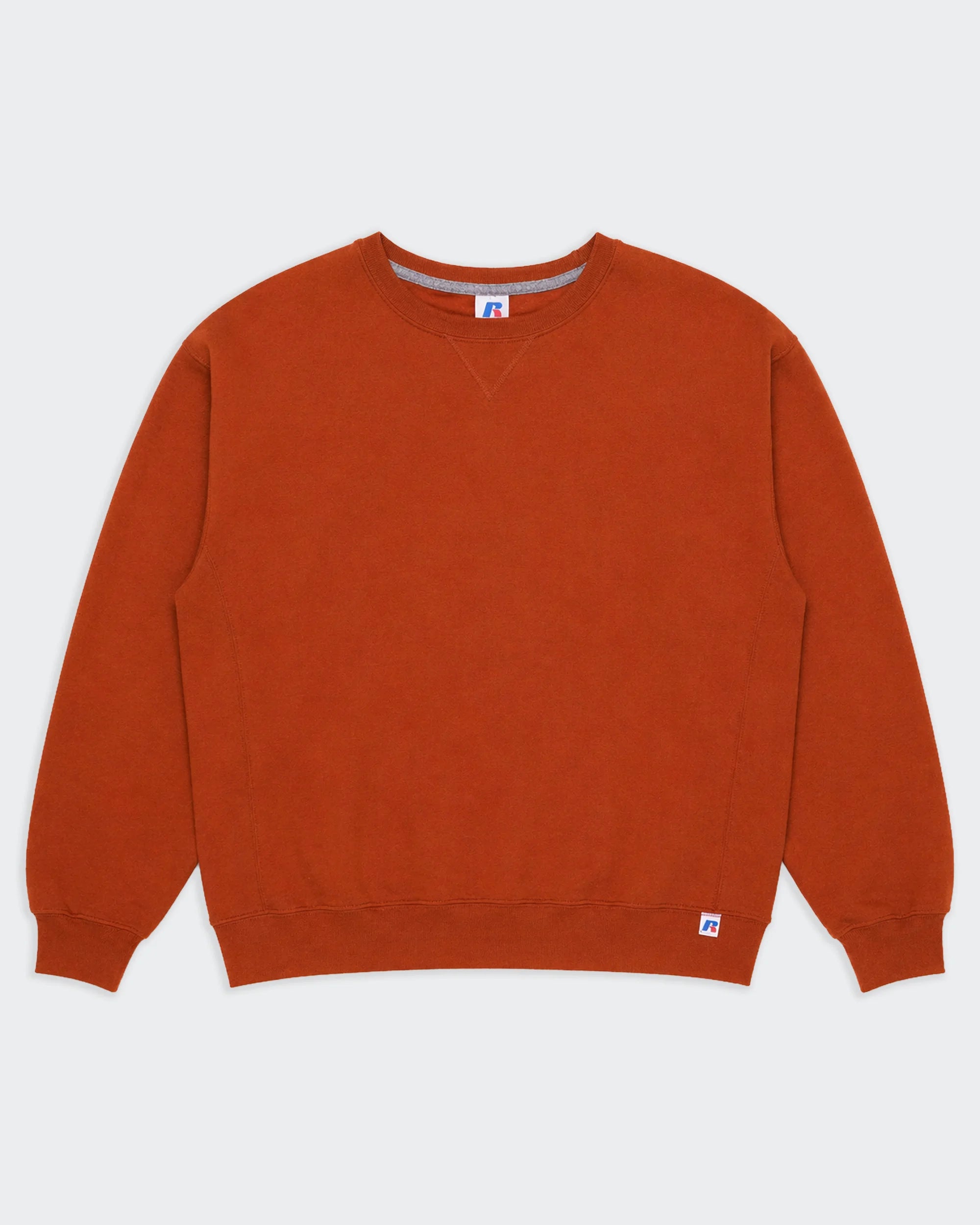 Russell Athletic Orange Crewneck Jumper - L