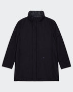 Burberry Black Car Coat - L
