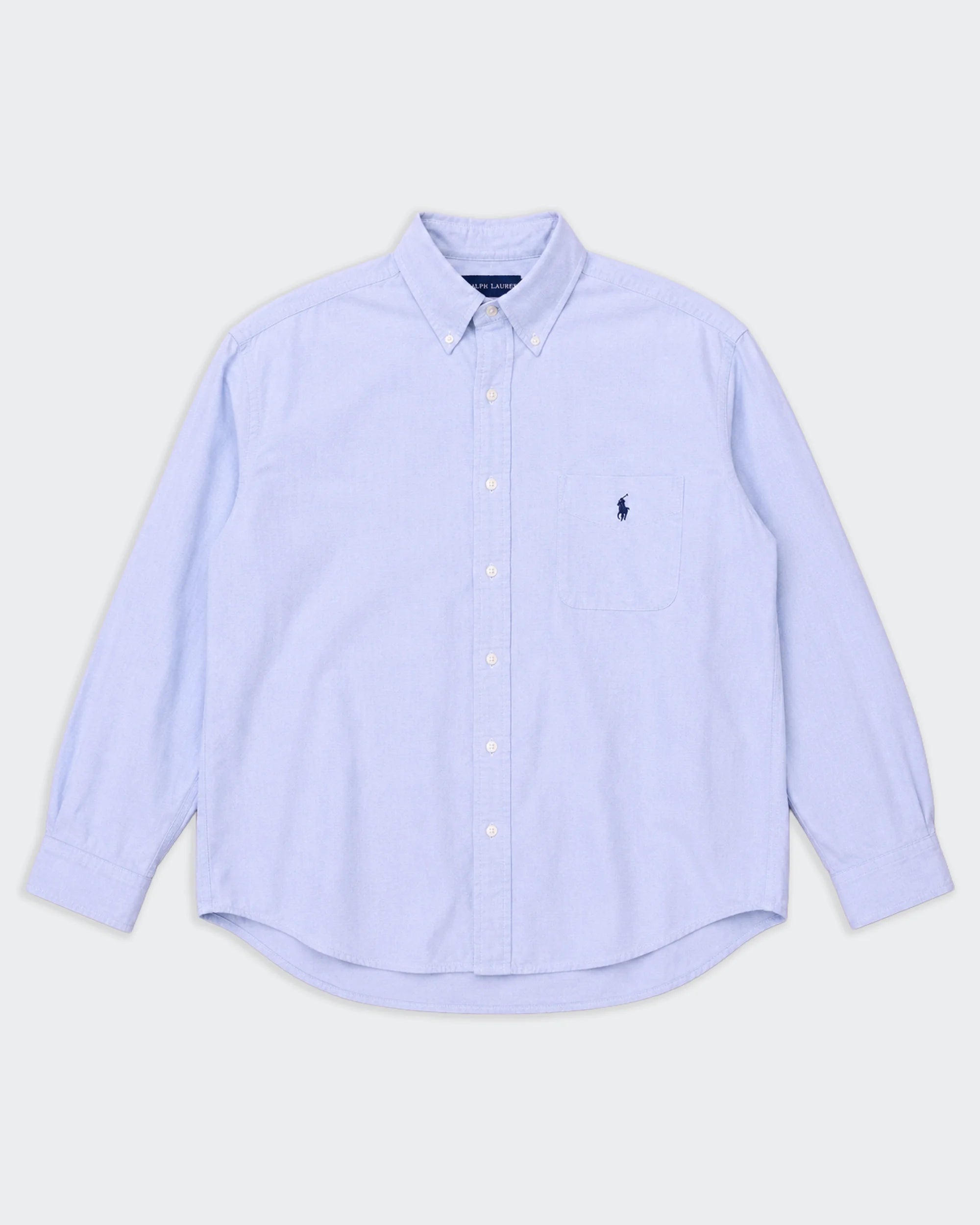 Ralph Lauren Blue Button-down Shirt - XXL