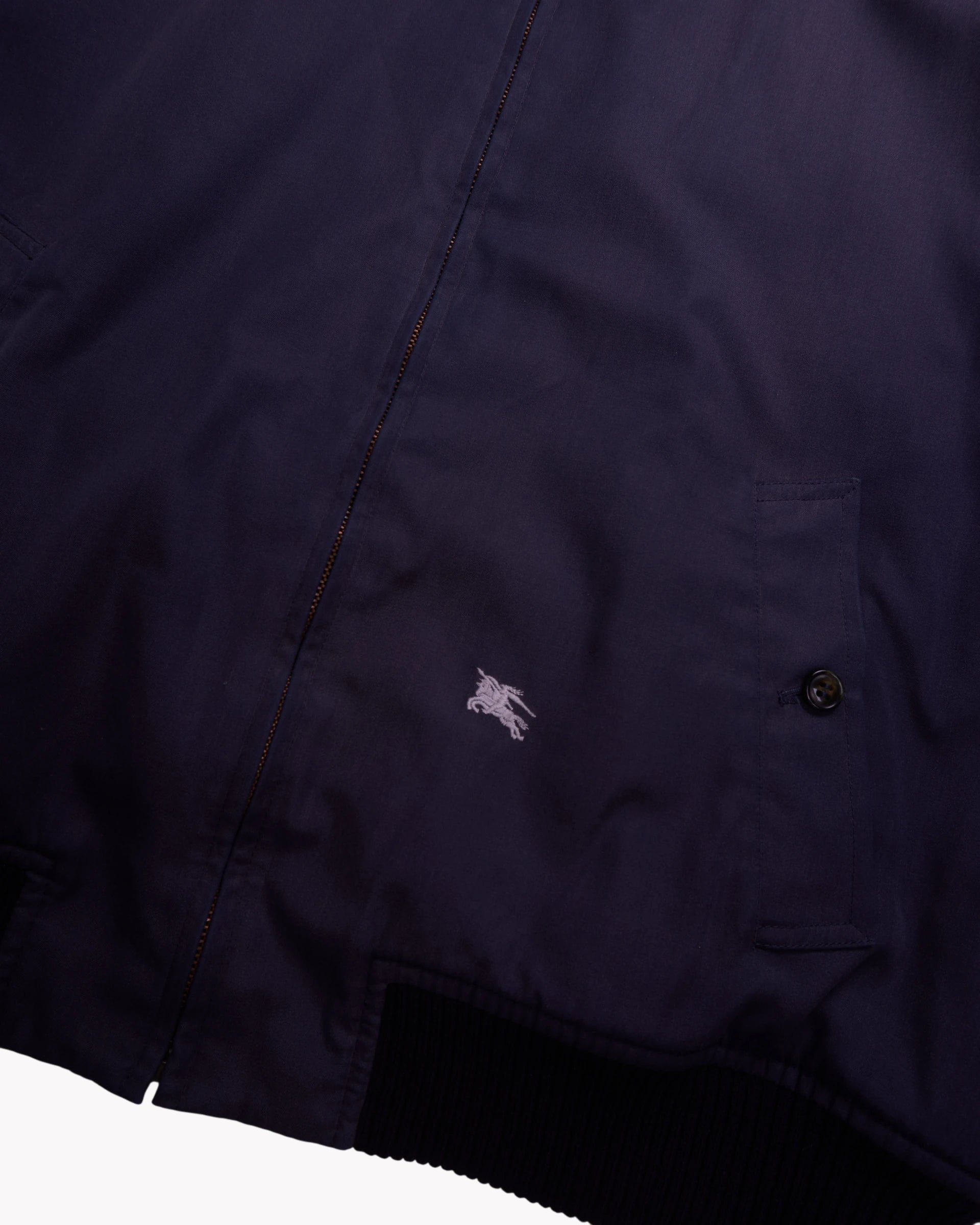 Burberrys Navy Bomber Jacket -