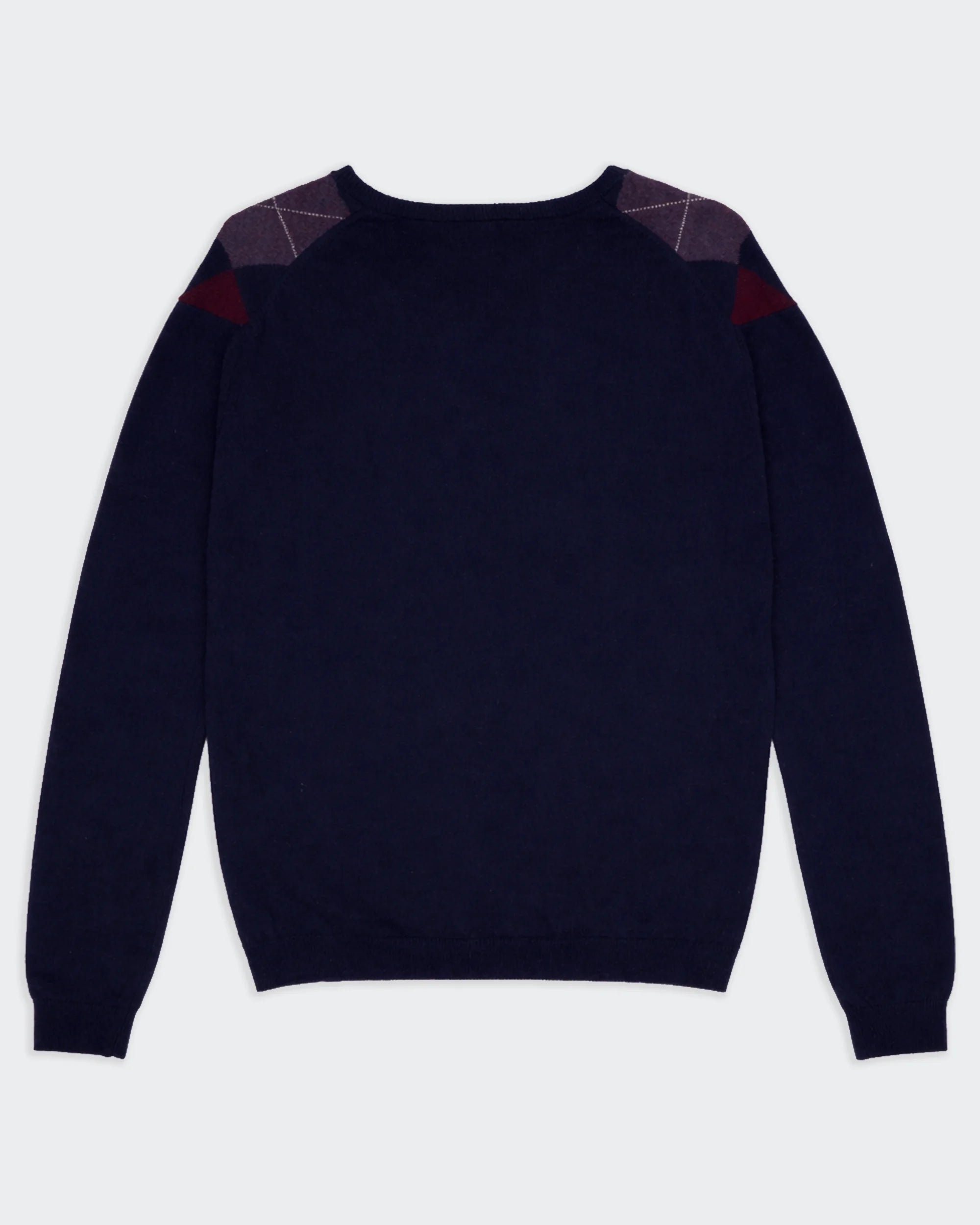 Lacoste Navy V-neck Jumper -