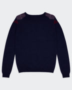 Lacoste Navy V-neck Jumper -