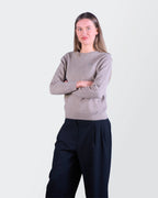 Lacoste Grey Crewneck Jumper - S