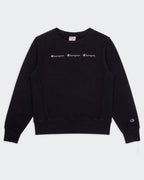 Champion Black Crewneck Jumper - S