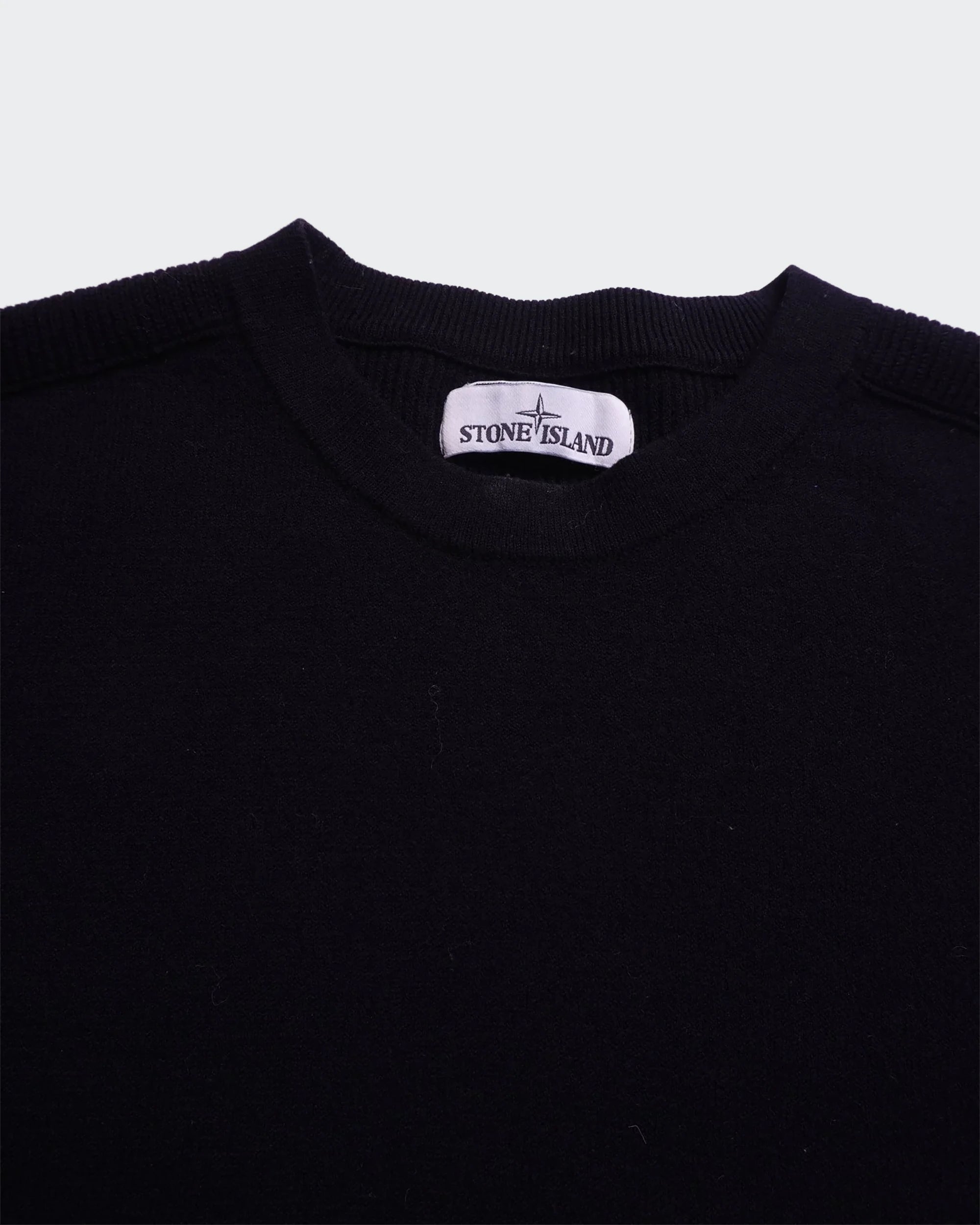Stone Island Black Crewneck Sweater - XL