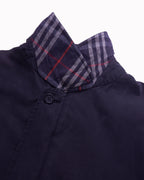 Burberry Navy Car Coat - L