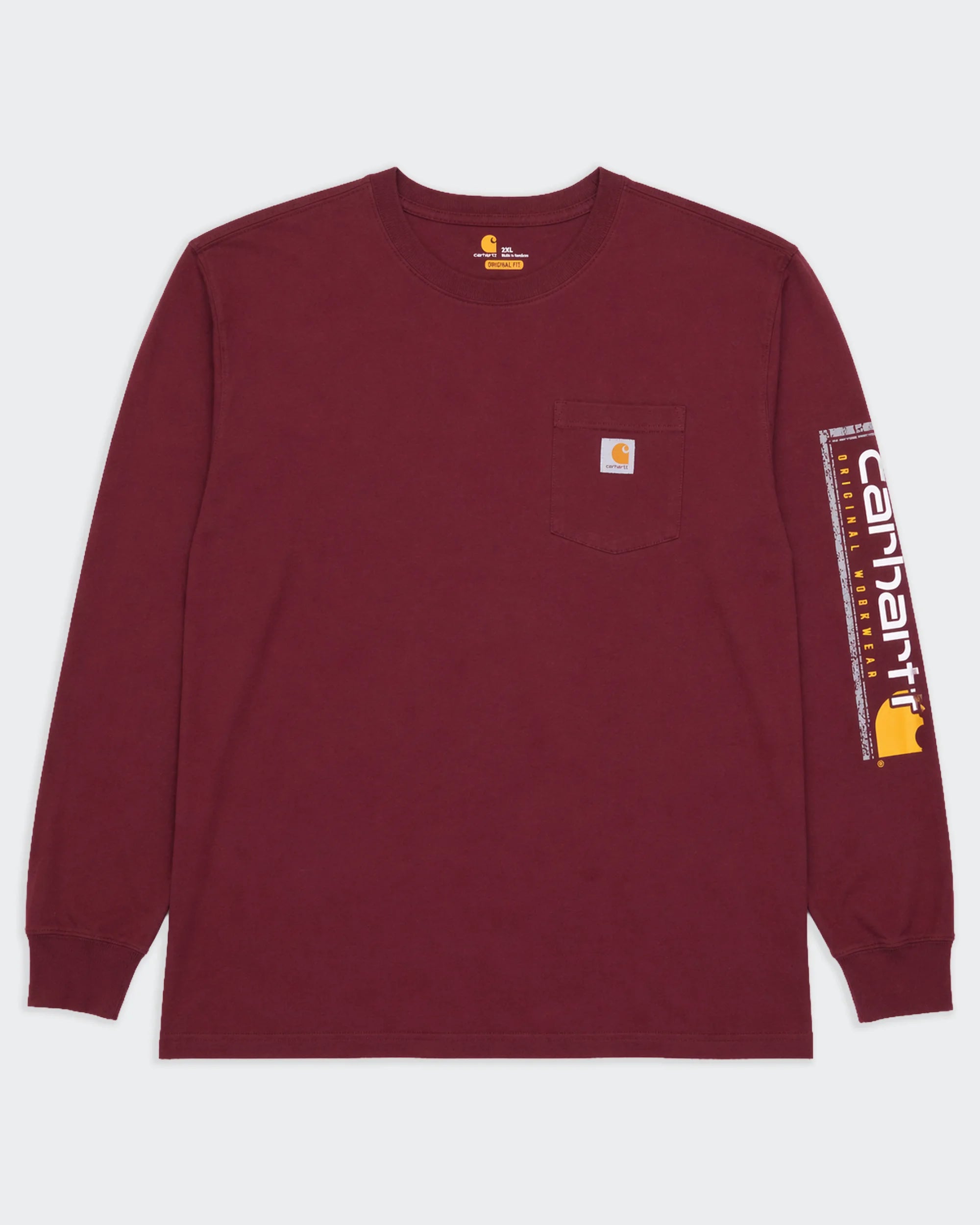 Carhartt Red Long Sleeve T-shirt - 3XL